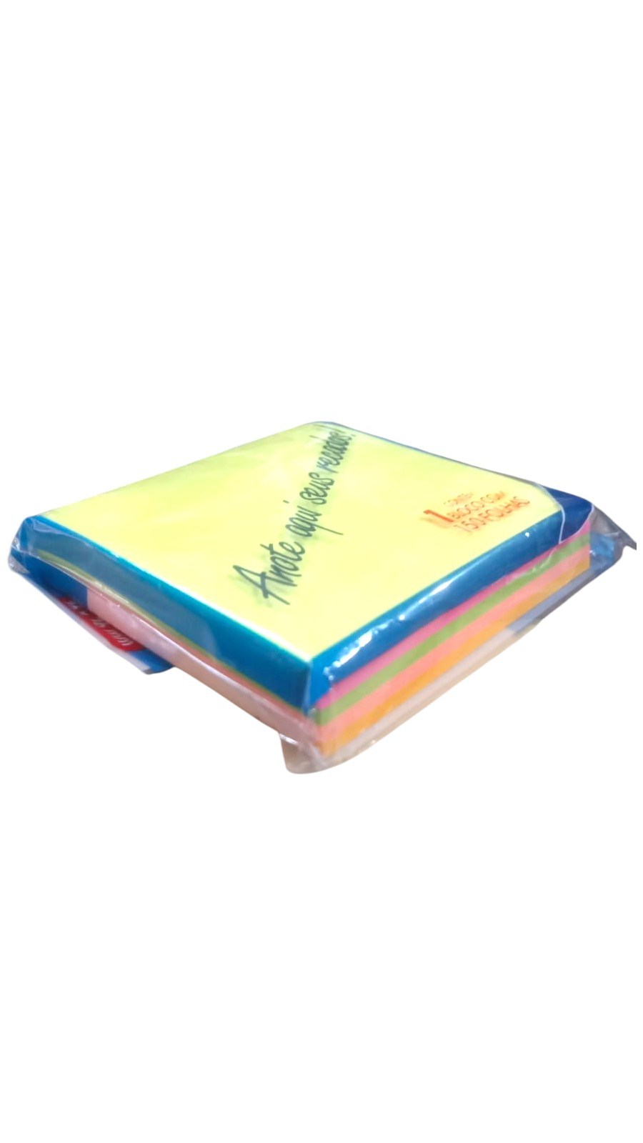 BLOCO ADESIVO 76X76 KAZ NEON